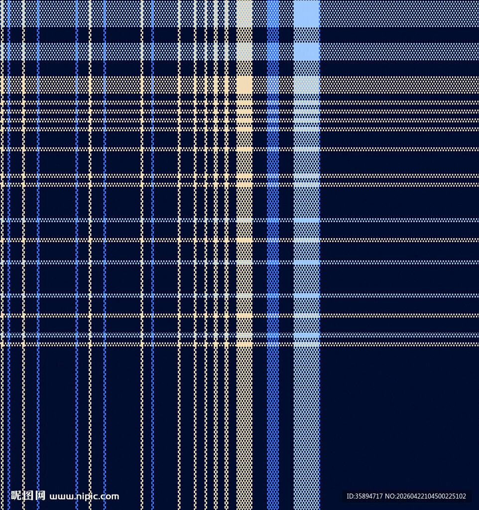 深蓝色格纹图案纹理