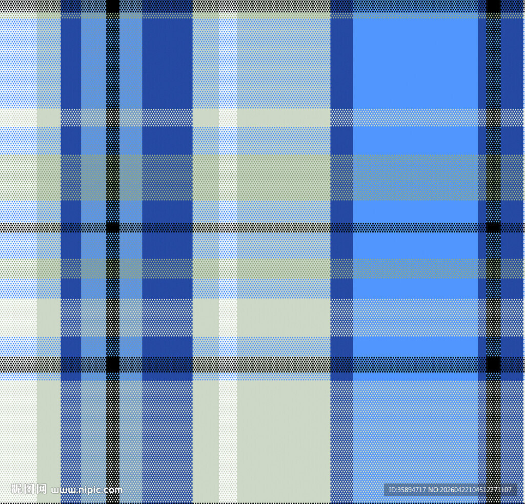 蓝白格子图案背景