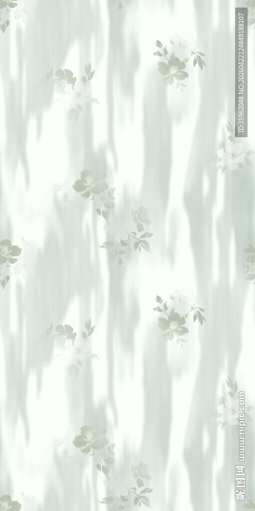 淡雅花卉纹理壁纸图案