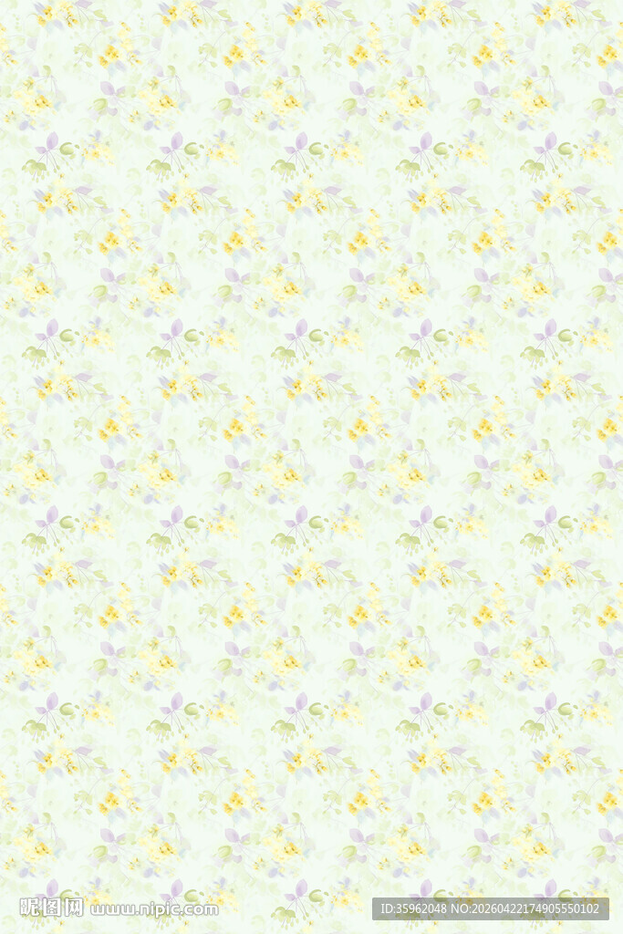 清新碎花背景纹理图案