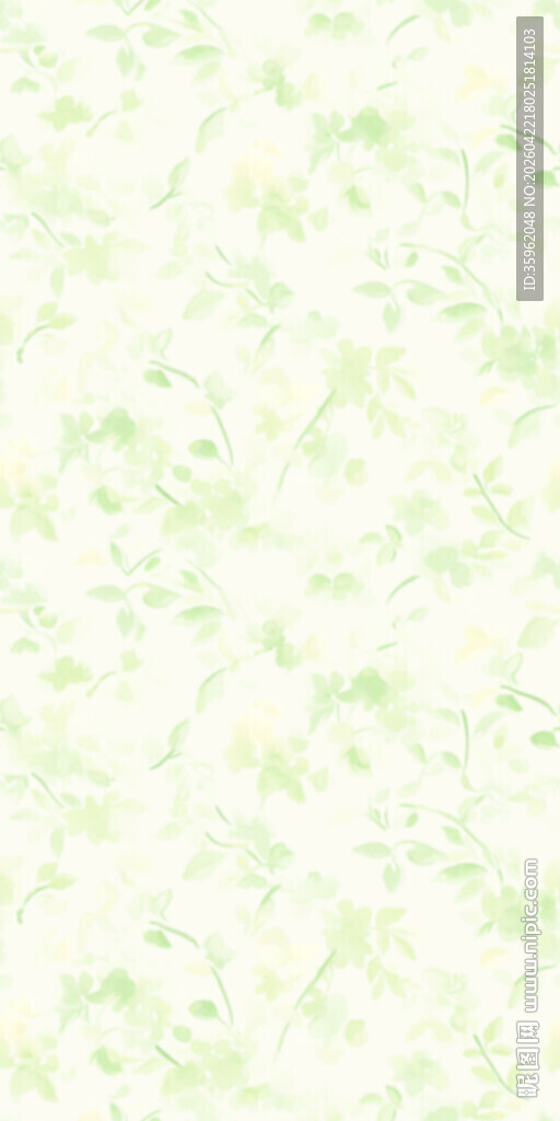 淡绿色抽象花纹背景图