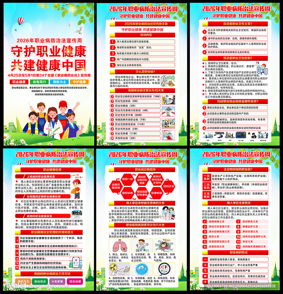 2026年职业病海报