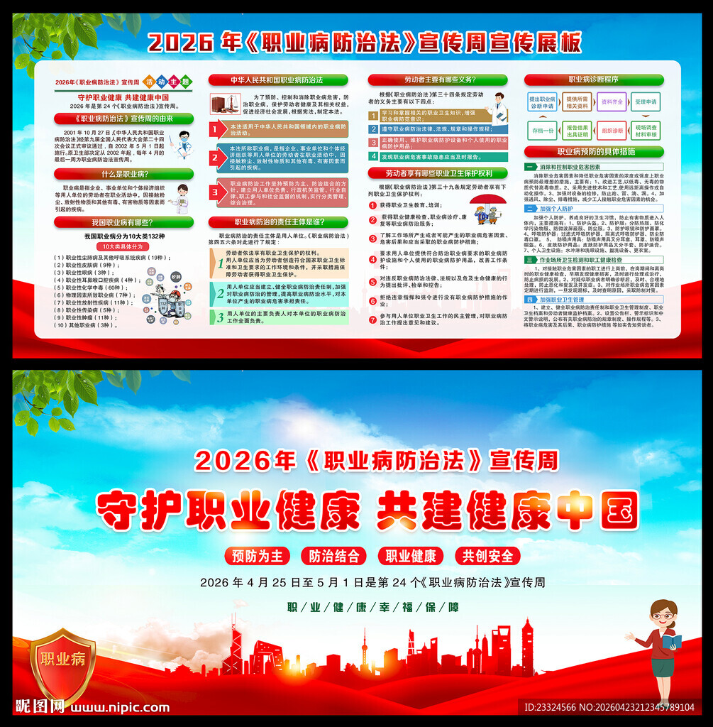 2026年职业病展板