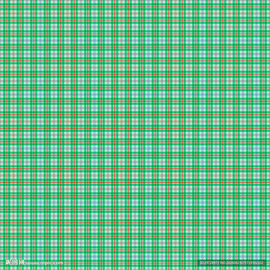 红绿格子纹理背景图