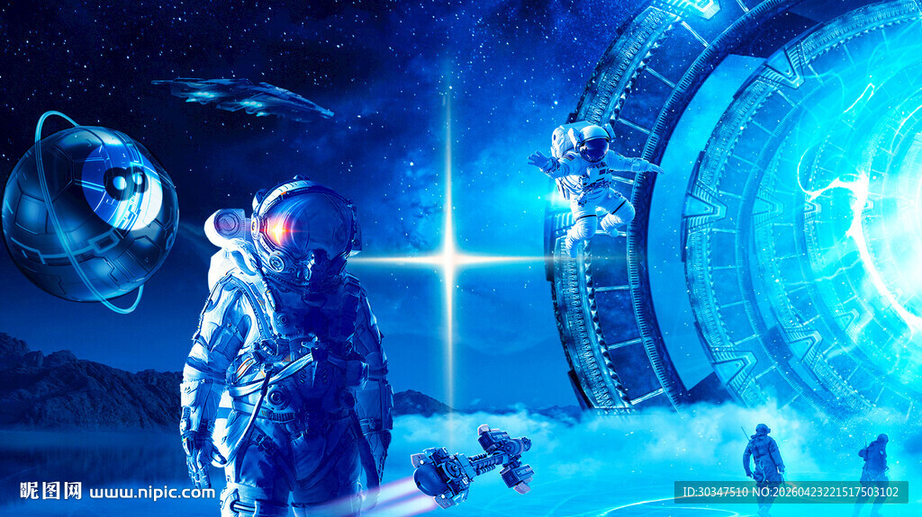 台球厅星空背景墙