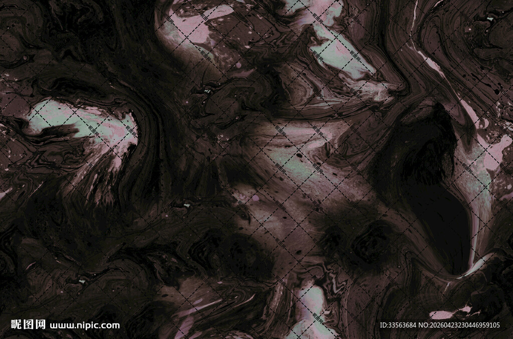 抽象墨韵纹理图案