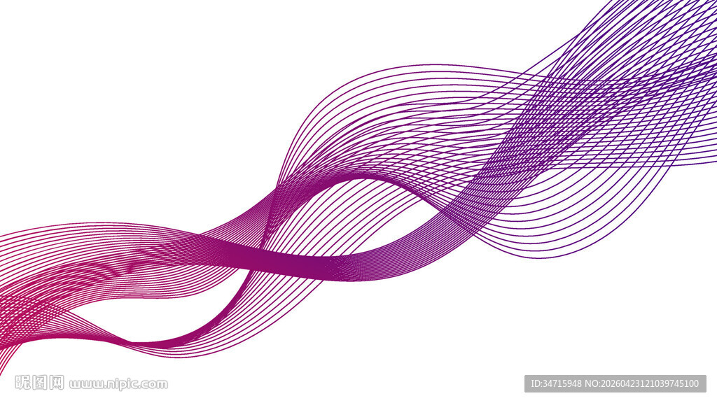 紫色动感线条抽象图案