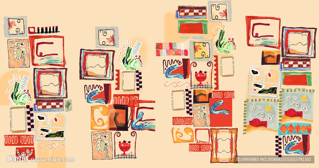 复古拼贴风手帐元素集合