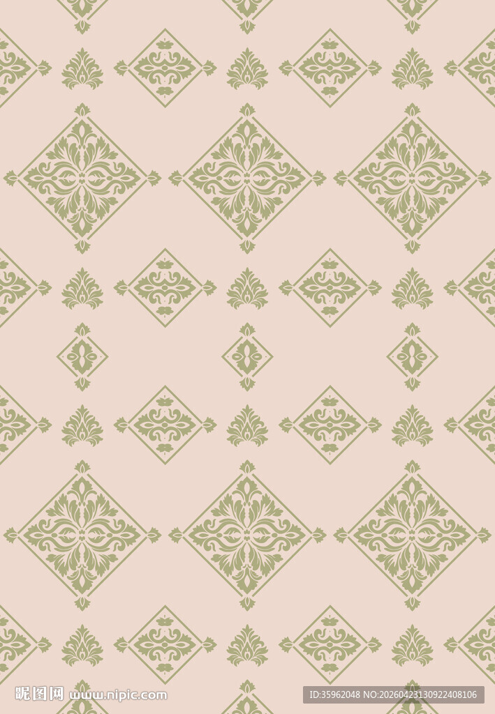 复古几何花纹墙纸图案