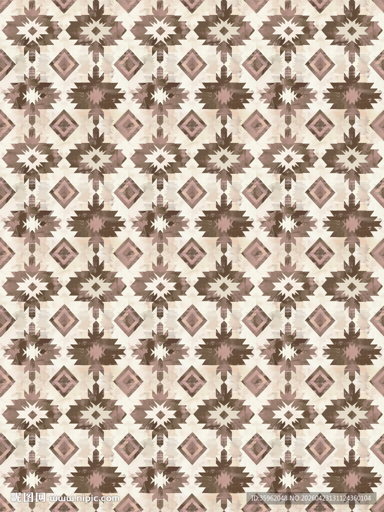 几何图案复古风纹理背景