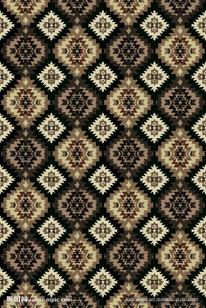 几何图案复古风纹理背景