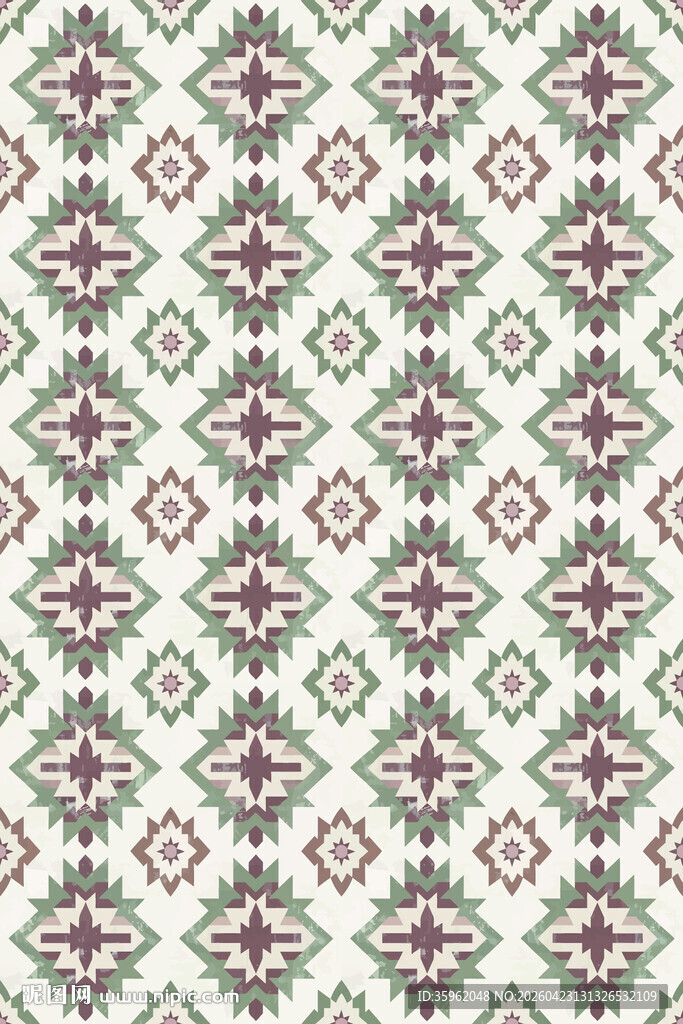 复古几何花纹图案设计