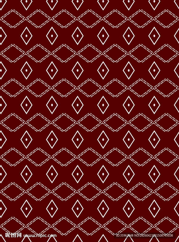 深红几何图案纹理背景