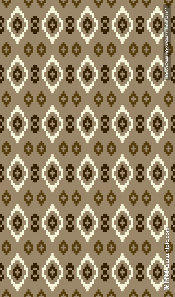 几何图案棕色调装饰纹理