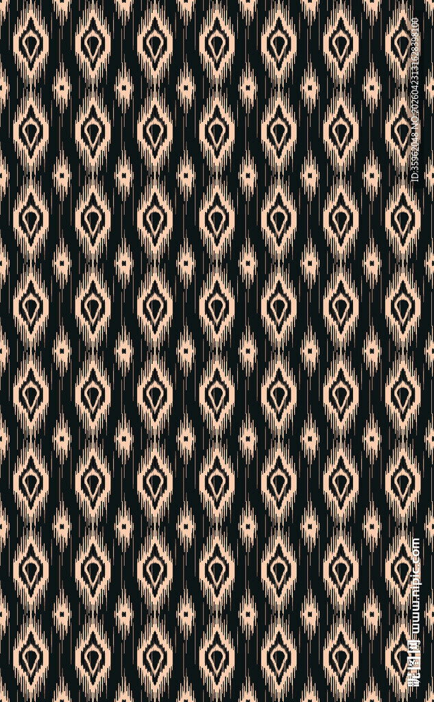 几何图案黑色背景纹理