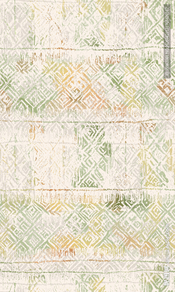 复古几何花纹墙纸图案