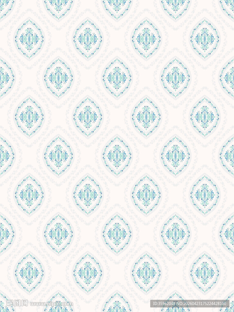 浅蓝色几何花纹背景图案