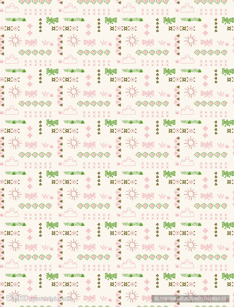 绿色条纹简约背景图案