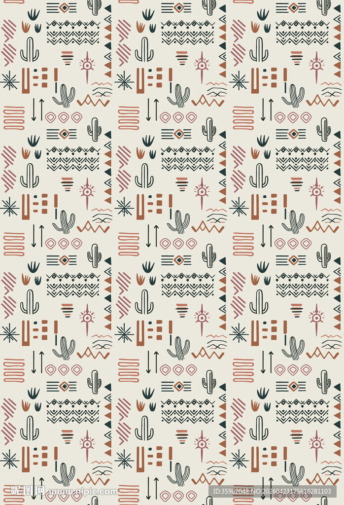 卡通风格动物字母图案背景