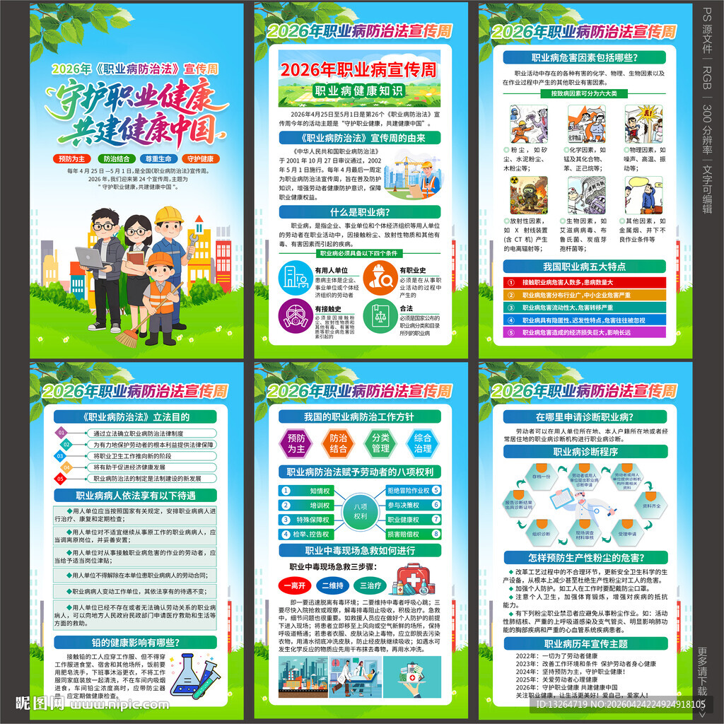 2026年职业病海报