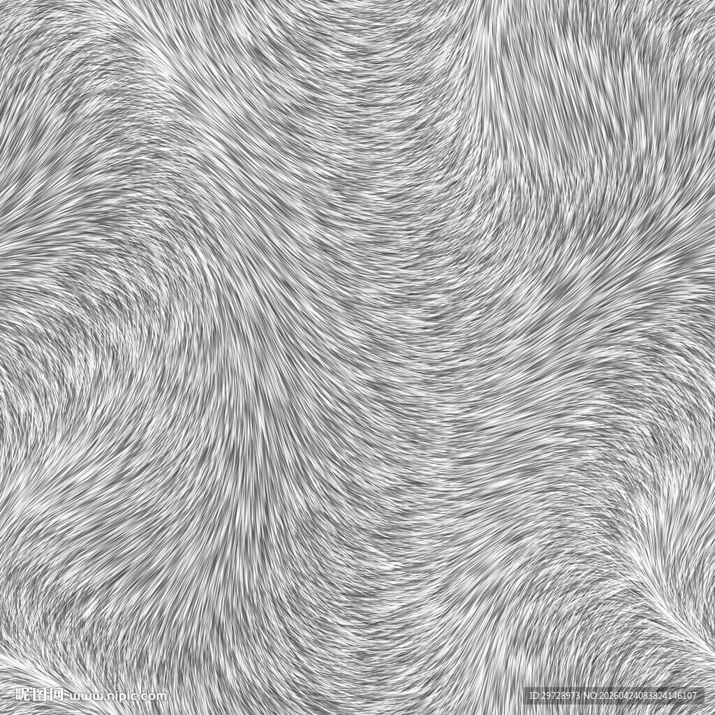 浅灰色毛绒毛发皮毛纹理图案