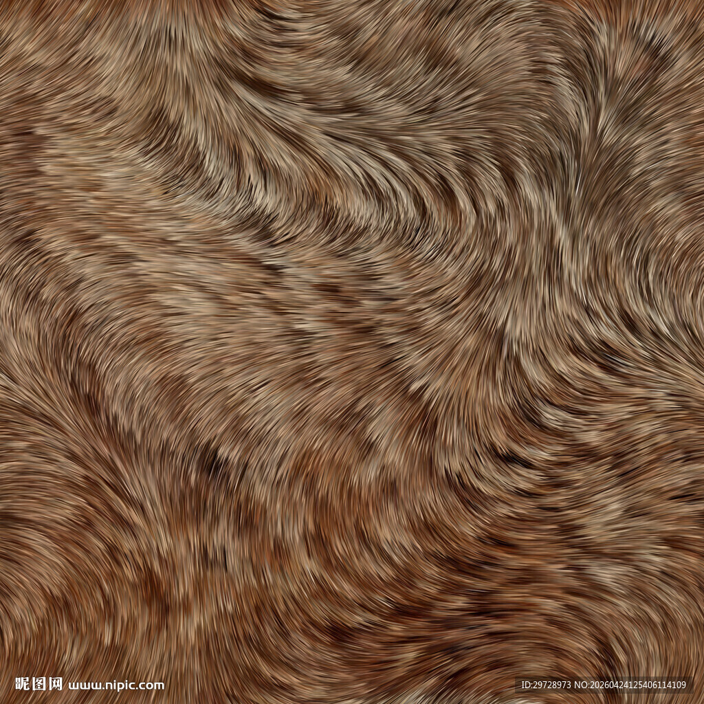 棕色毛绒纹理素材