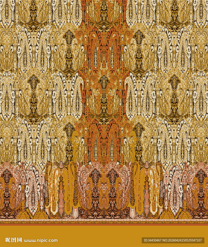 复古几何图案织物纹理