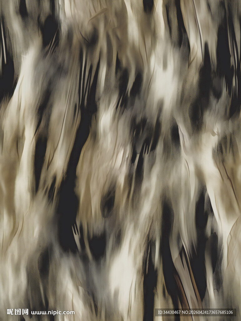 动物毛发纹理特写