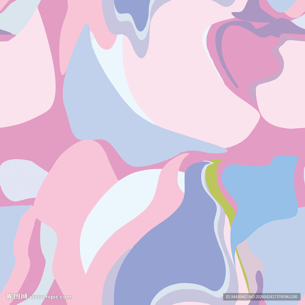 抽象多彩流体艺术图案