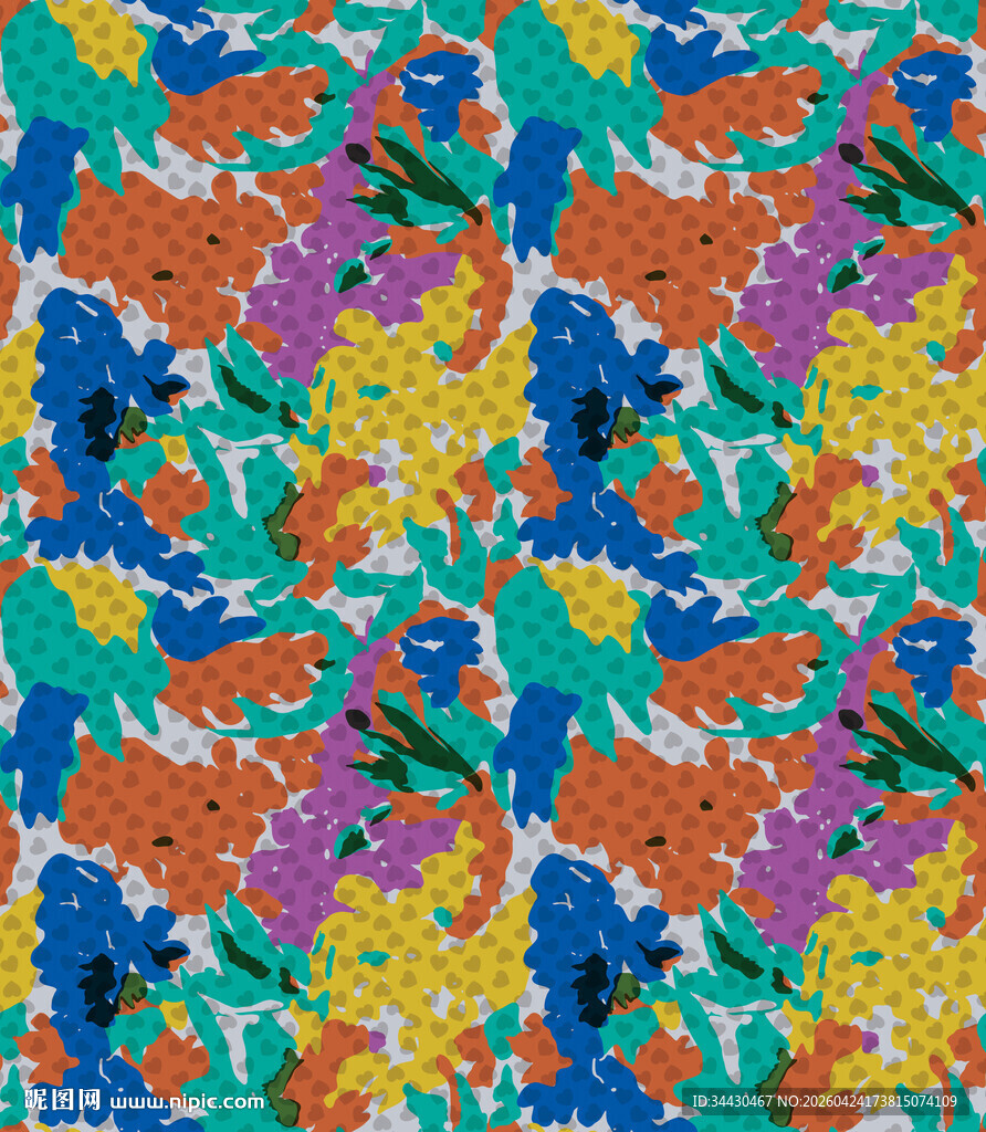 多彩抽象几何图案纹理