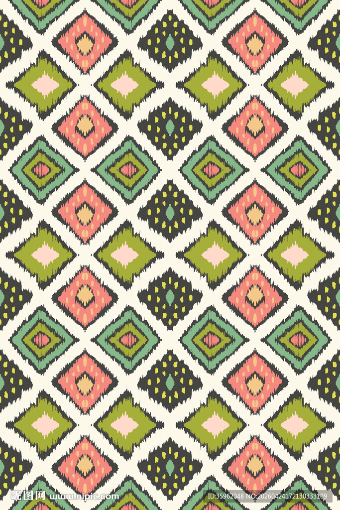 几何图案无缝背景纹理