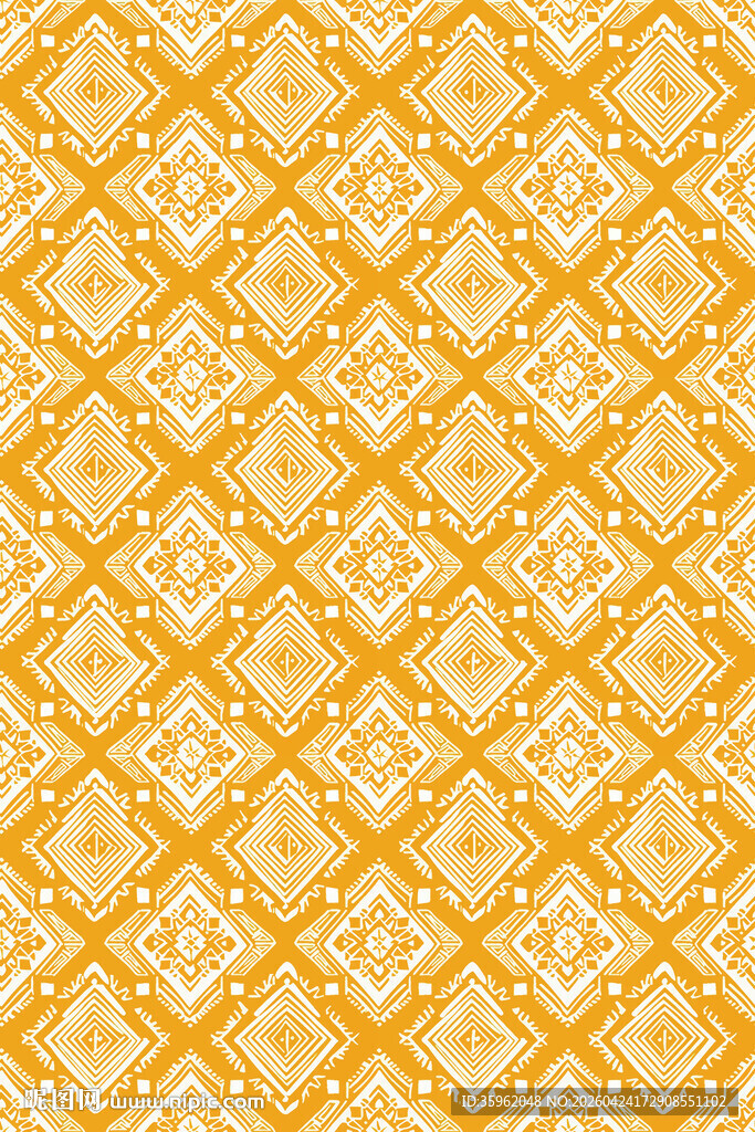 黄色几何图案纹理背景