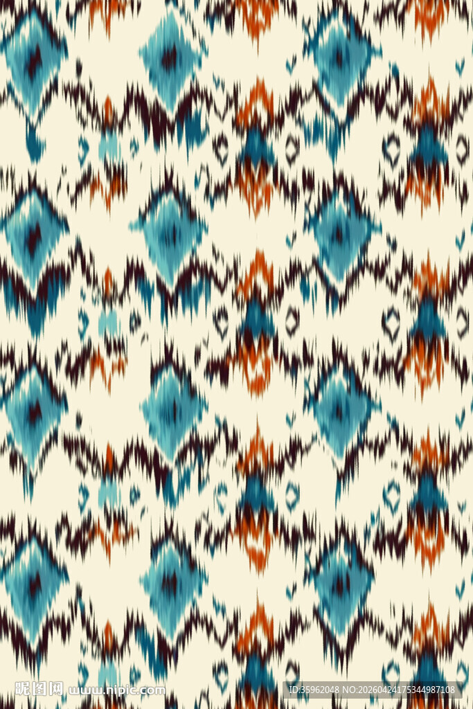 几何图案民族风织物纹理