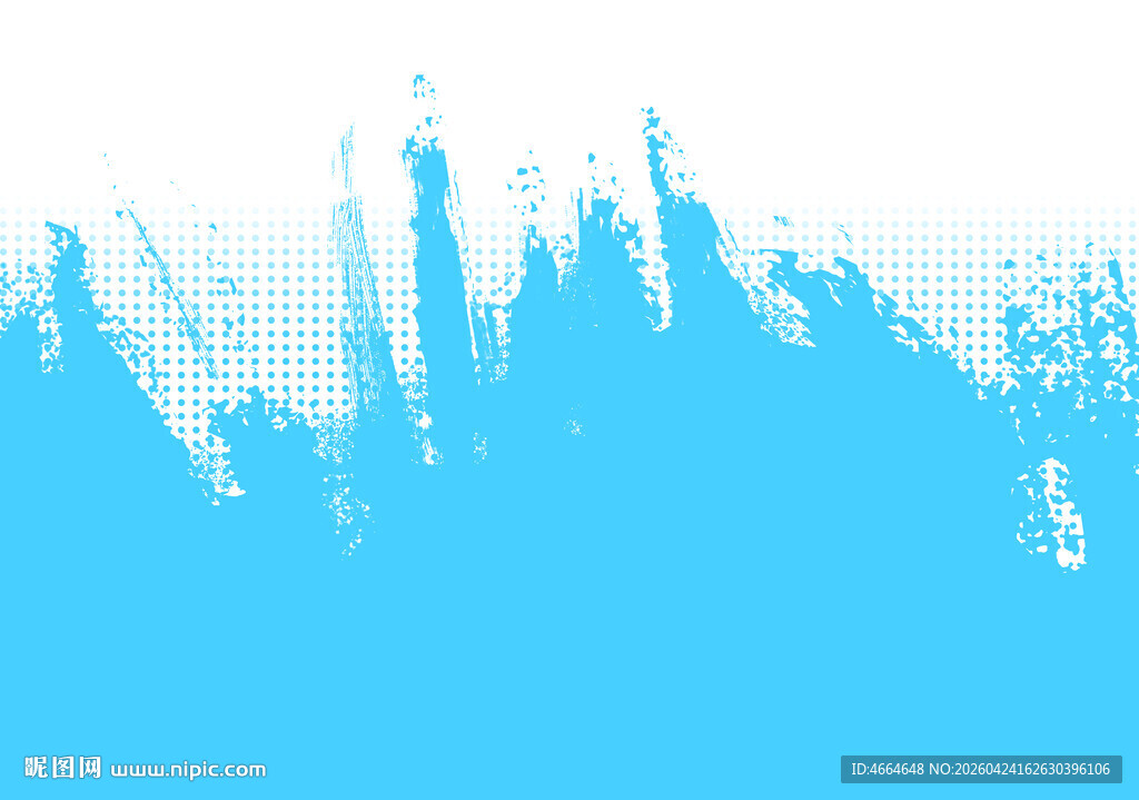 蓝色水墨笔触背景纹理