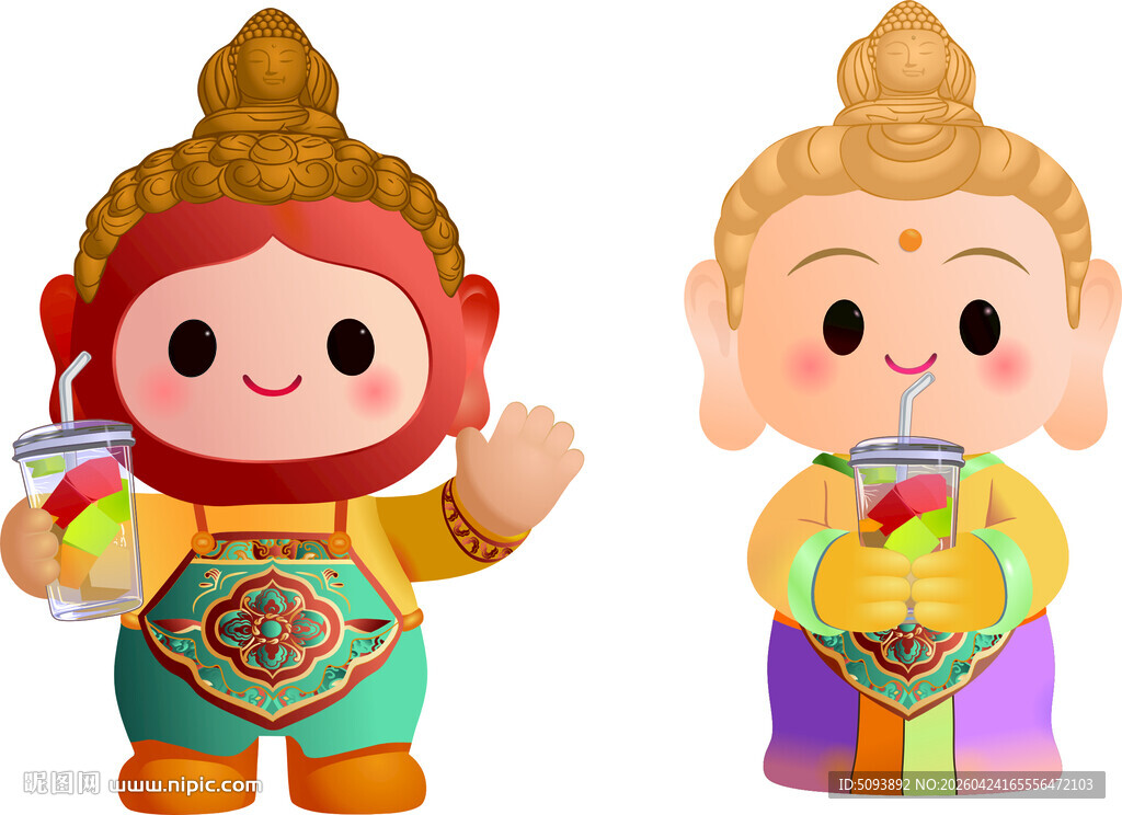 可爱泰风卡通形象