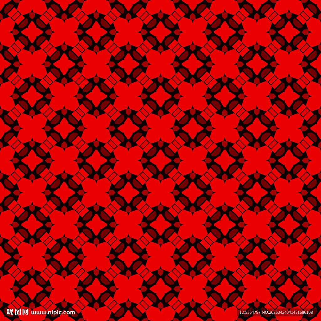 红色精细编织纹理图案