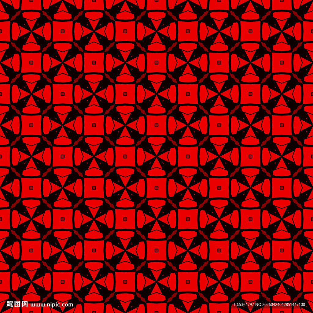 红色几何图案纹理背景