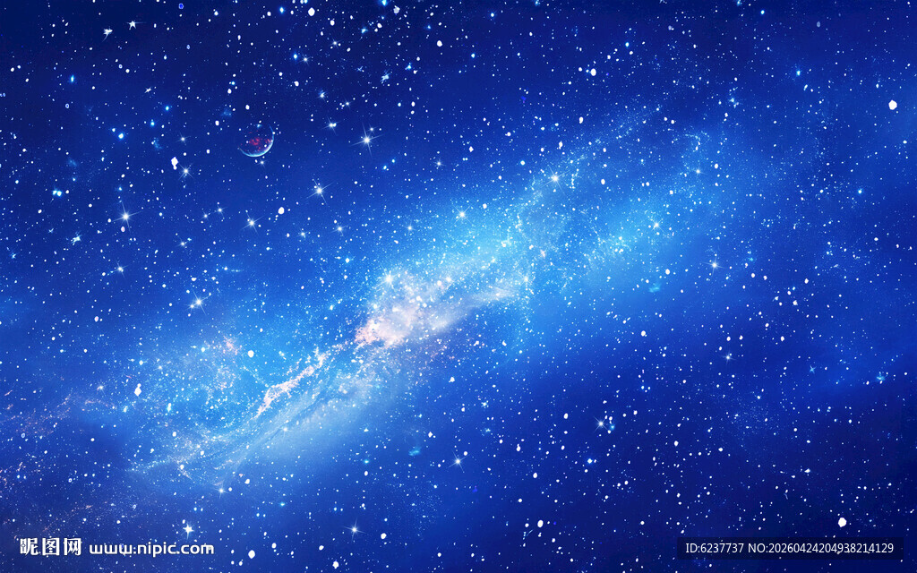 浩瀚繁星满天星星空背景墙