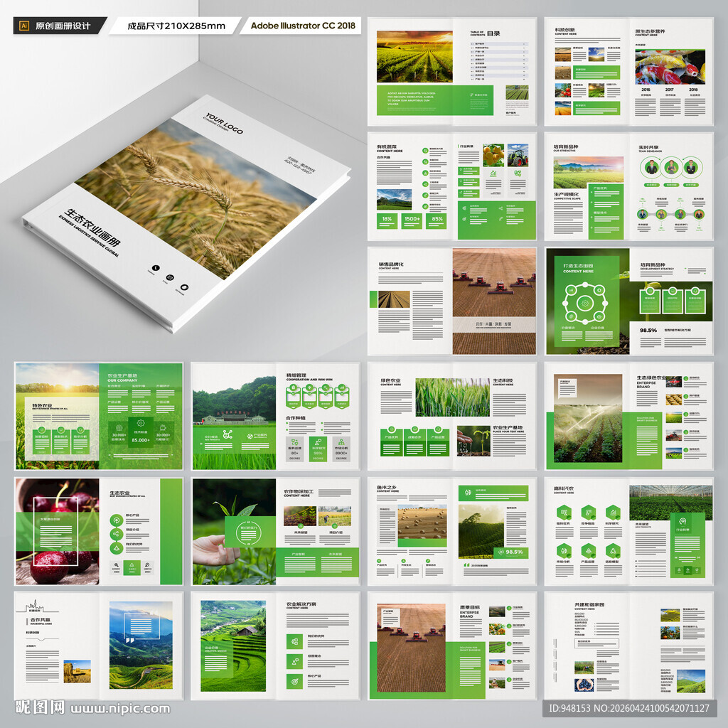 农产品宣传册