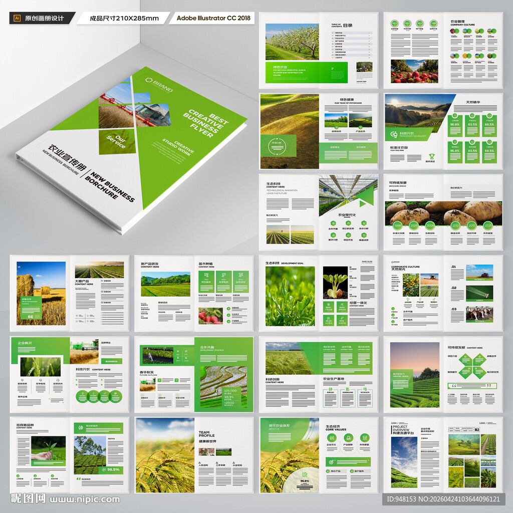 农产品宣传册
