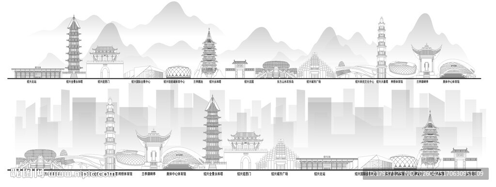 绍兴建筑城市