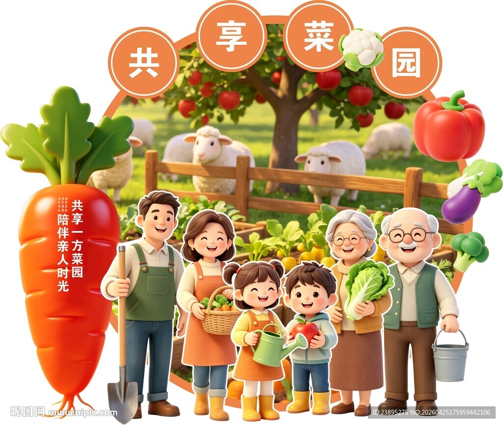 共享菜园打卡点美陈