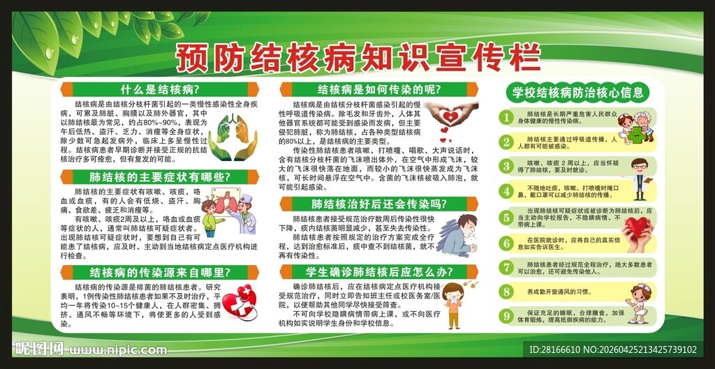 结核病日宣传栏