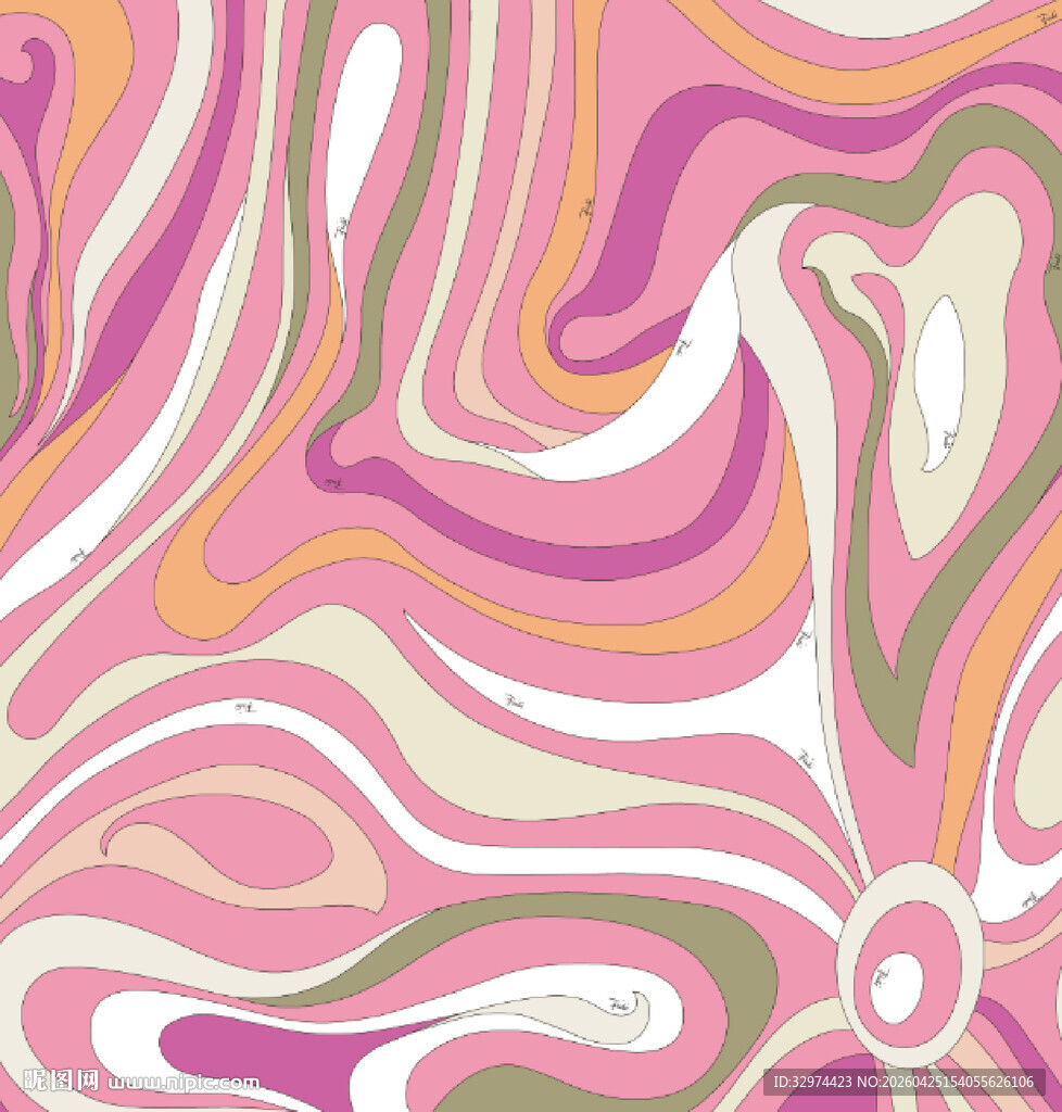 大牌方巾抽象腰果