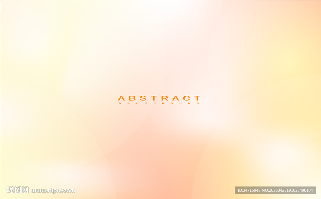 柔和渐变暖色调矢量背景