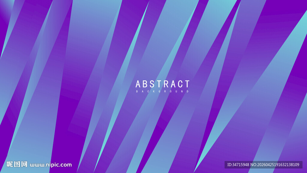 蓝紫色渐变抽象线条矢量背景