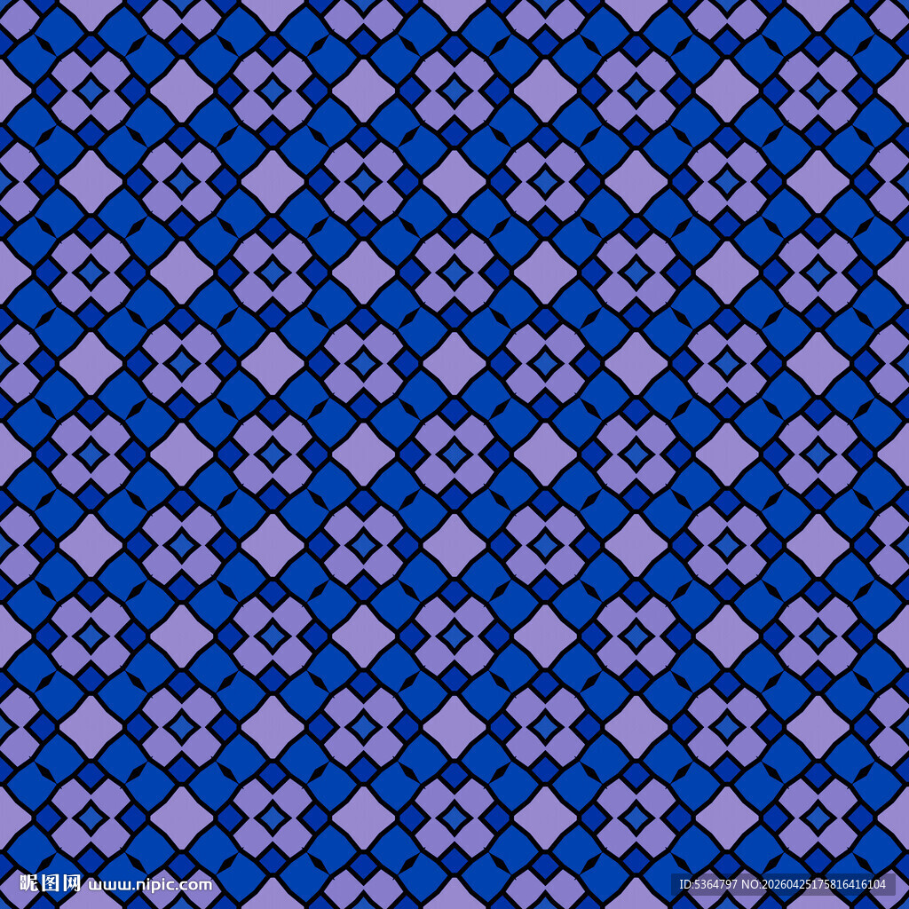 蓝色几何图案纹理背景