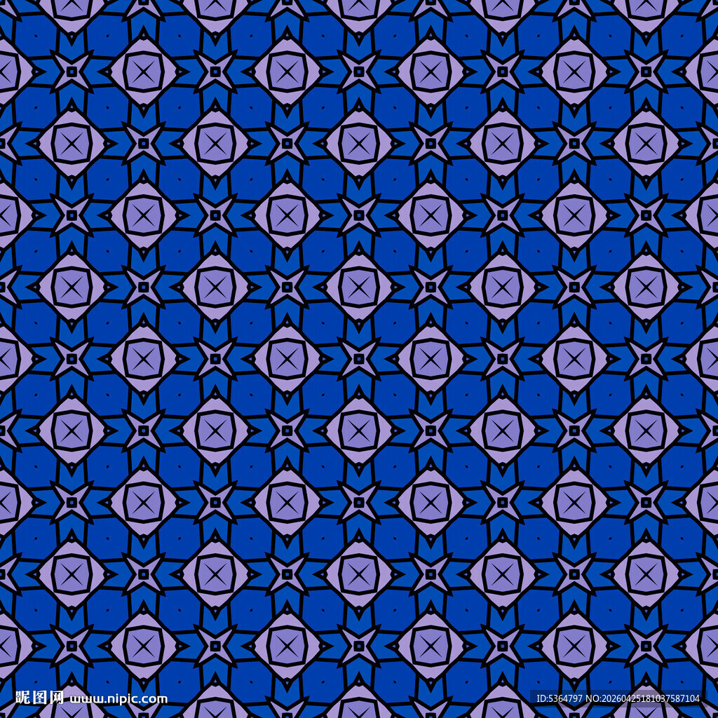 蓝色几何图案背景纹理