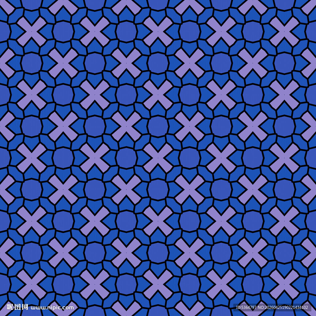 蓝色几何图案纹理背景