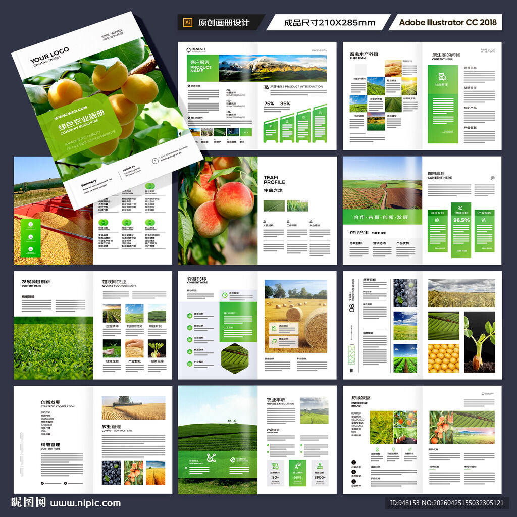 农业合作社画册